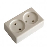 Розетка РА16-008, 2-мест. о/у пруж. конт (Орша) /5/90/ Розетка РА16-008, 2-мест. о/у пруж. конт (Орша) /5/90/