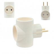 Тройник евро PIV 3Т-16А белый Орехово-Зуево /5/108/ Тройник евро PIV 3Т-16А белый Орехово-Зуево /5/108/