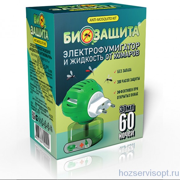 НАБОР "БИОЗАЩИТА" ЖИДКОСТЬ от КОМАРОВ 30 мл + ФУМИГАТОР (1х12) НАБОР "БИОЗАЩИТА" ЖИДКОСТЬ от КОМАРОВ 30 мл + ФУМИГАТОР (1х12)