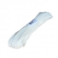 Верёвка вязанная п/п 5*20м белая /5/100/ Верёвка вязанная п/п 5*20м белая /5/100/