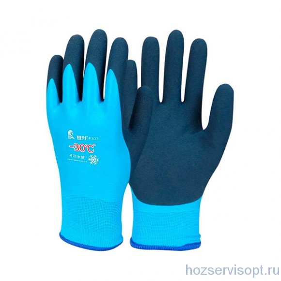 Перчатки утепл. зимние латекс вспен. облив -30°С  /10/360/300/ Перчатки утепл. зимние латекс вспен. облив -30°С  /10/360/300/