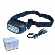 Фонарь налобный А96 3LED аккумуляторный в коробке (USB-Type-C) /1/300/ Фонарь налобный А96 3LED аккумуляторный в коробке (USB-Type-C) /1/300/