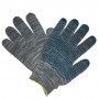 Перчатки х/б 10 класс 5 ниток с ПВХ точка (графит) /10/300/