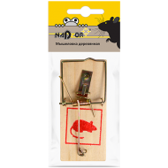 Мышеловка деревянная 10х4.5х0.6см Nadzor/24/144/ Мышеловка деревянная 10х4.5х0.6см Nadzor/24/144/