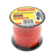 Леска строительная красная d 1,0мм* 100м /18/216/
