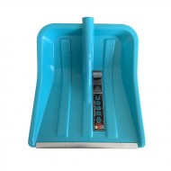 Лопата пластм. "ФОБОС" бирюзовая с планкой б/ч /10/