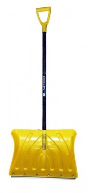Лопата пластм. Гардения Snow Пингвин 510*350 ал. пл.черенок фиберглас /5/