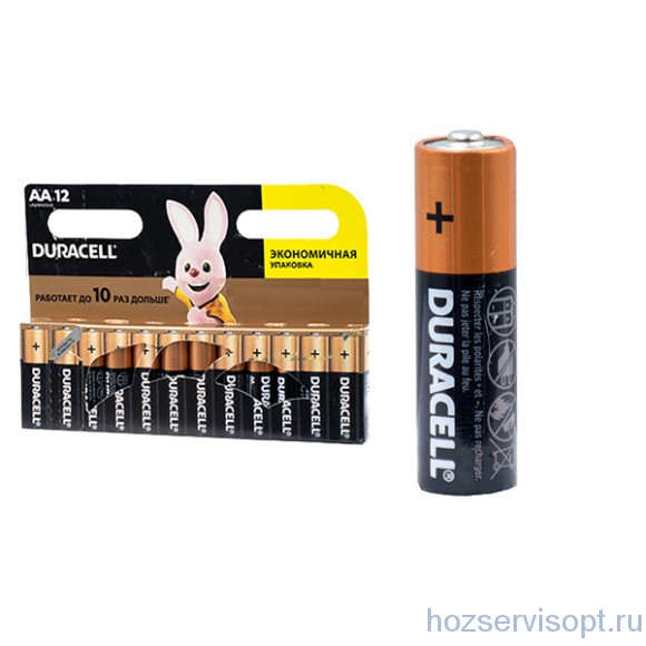 Батарейки Duracell АА по 12 шт (12/144/864)