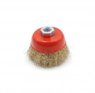 Щётка для УШМ №3 75мм/М14 чашка жёлтая /5/100/