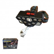 Фонарь налобный LED сверхяркий 5 LED+20 SMD CL-T28 /1/120/