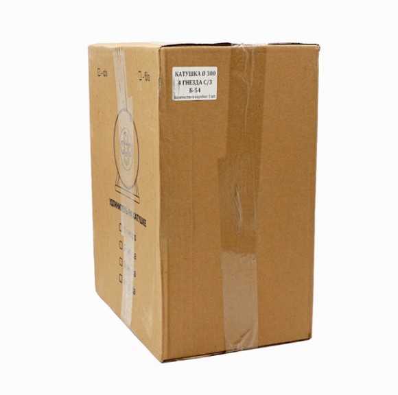 Каркас-катушка Ø 300 мм 4 розетки IP54 с з/к с крышками (Москва) /1/