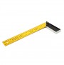Уголок-линейка жёлтый 35см /1/12/120/