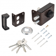 Д-град Зенит ЗН1-3-1 медь Замок накладной /1/16/ Д-град Зенит ЗН1-3-1 медь Замок накладной /1/16/