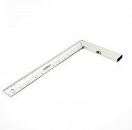 Уголок-линейка 40см алюм. с глазком /1/10/60/