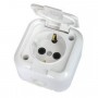 Розетка РА16-214 1-мест о/у с з/к брызгозащ. /1/50/ Розетка РА16-214 1-мест о/у с з/к брызгозащ. /1/50/