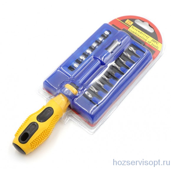 Набор №369 отвертка+биты+головки/1/12/48/ Набор №369 отвертка+биты+головки/1/12/48/