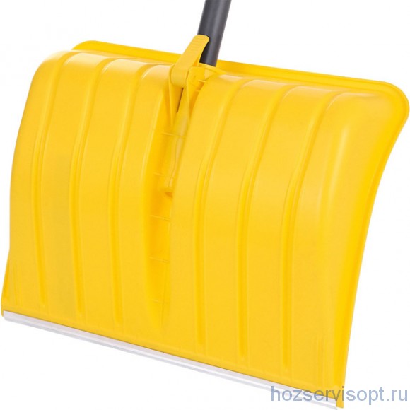 Лопата пластм. "ВИКИНГ" 460*350 с усил пл с ал. чер. Vруч /1/5/