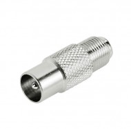 253-105 Переходник  гнездо F - штекер антенный /50/5000/