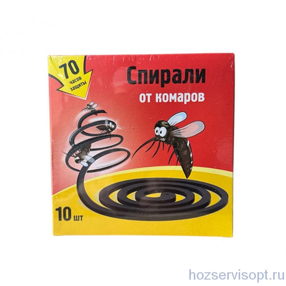 Спирали от комаров черные /10/60/