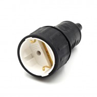 Гнездо штепсельное Р16-360 с з/к (каучук) /1/14/56/