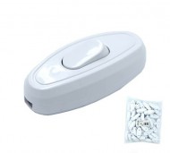 Выключатель для бра ALFA белый /10/50/500/