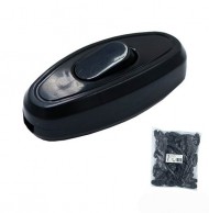 Выключатель для бра ALFA чёрный /10/50/500/ Выключатель для бра ALFA чёрный /10/50/500/