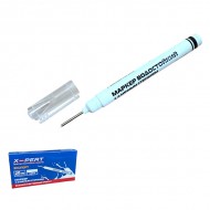 Маркер строительный с длинным стержнем (Белый) 1/10/120/