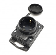 Колодка Р16-413 1-мест. с з/к брызгозащ. (каучук) /1/54/