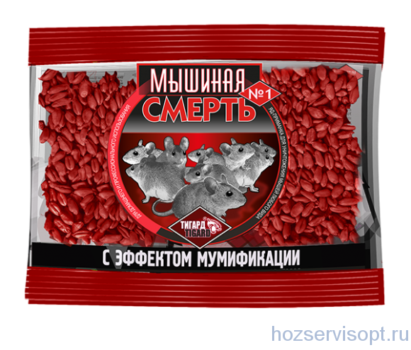 МЫШИНАЯ СМЕРТЬ №1" 200 г (1х50) зерно МЫШИНАЯ СМЕРТЬ №1" 200 г (1х50) зерно