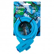 Замок велосипедный АВАНГАРД ВС-Т10 (1000 мм) ТЕХНО АКВА /1/10/60/