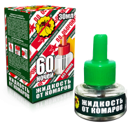 ОБОРОНХИМ ЖИДКОСТЬ ОТ КОМАРОВ БЕЗ ЗАПАХА 60 НОЧЕЙ 30 мл (зеленый) /24/