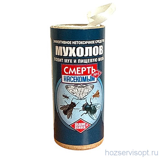 Лента липкая от МУХ "Смерть насекомым" (10х200)