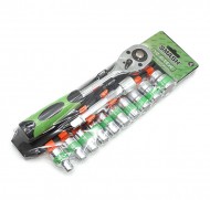 Набор торцевых головок+трещётка 1/2 (12 предметов) /1/20/