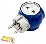 Тройник евро SL-T02 10-16А /10/360/ Тройник евро SL-T02 10-16А /10/360/