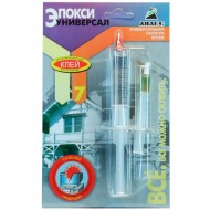 Клей ЭпоксиУниверсал, 11 мл, (бл.) /1/40/ Клей ЭпоксиУниверсал, 11 мл, (бл.) /1/40/