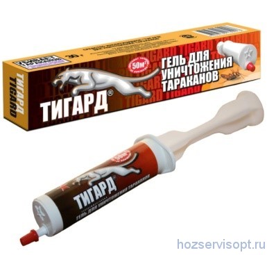 Гель для уничтожения тараканов 30г "ТИГАРД"  (1х48)