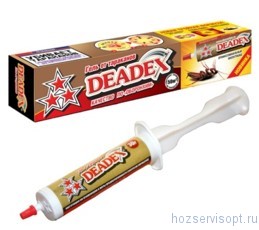 Гель для уничтожения тараканов 30г "DEADEX-ГЕЛЬ" (1х48)