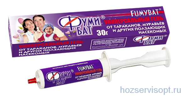 Гель для уничтожения тараканов 30г "ФУМИБАТ" (1х48)