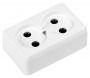 Розетка РА16-001, 2-мест о/у (Горс) /5/126/ Розетка РА16-001, 2-мест о/у (Горс) /5/126/